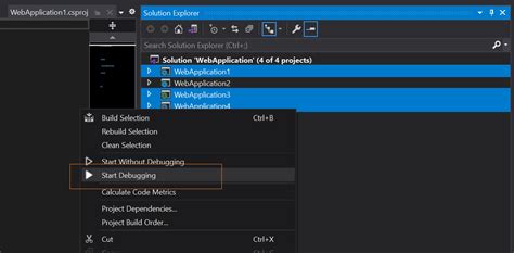 build and debug project without ev smart card|visual studio debugging without building.